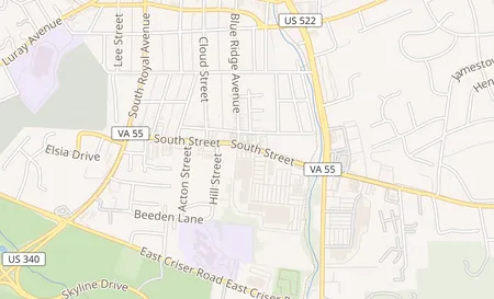 map of 411-C South Street Front Royal, VA 22630