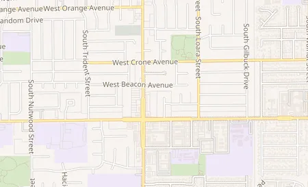 map of 910 S Euclid St Suite C Anaheim, CA 92802