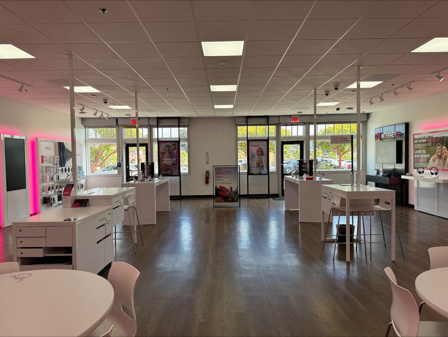 Interior photo of T-Mobile Store at Overlook Shopping Center, Watsonville, CA