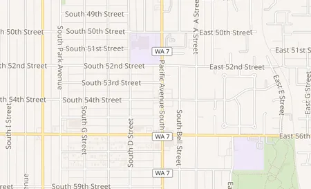 map of 5322 Pacific Ave. Ste B Tacoma, WA 98408