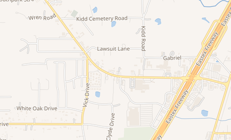 map of 20203 FM 1485 New Caney, TX 77357