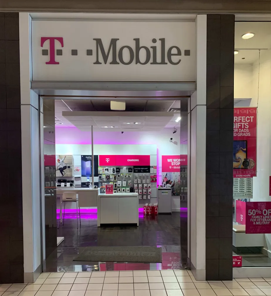 Exterior photo of T-Mobile store at Harrisburg East Mall, Harrisburg, PA