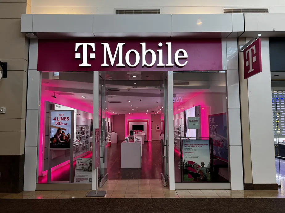  Exterior photo of T-Mobile Store at First Colony Mall, Sugar Land, TX 