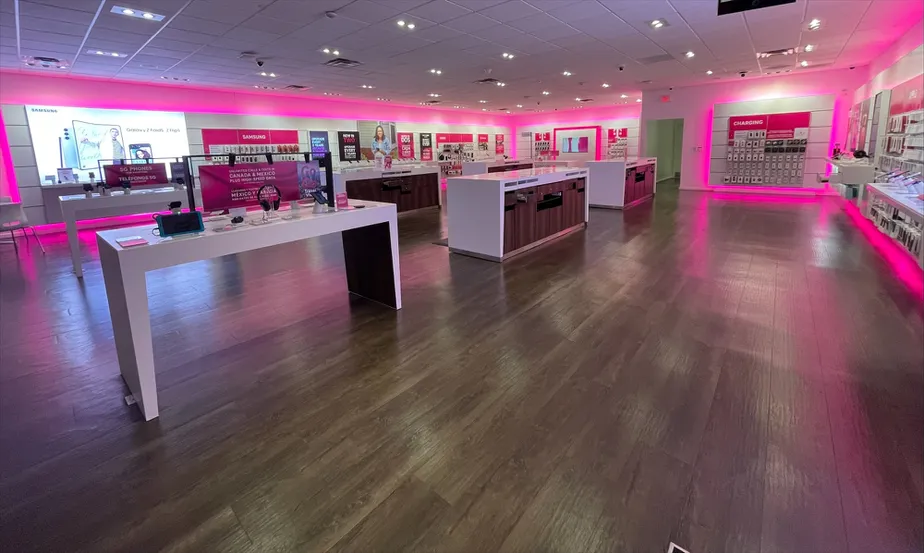 Interior photo of T-Mobile Store at W 49th St & W 8th Ave, Hialeah, FL