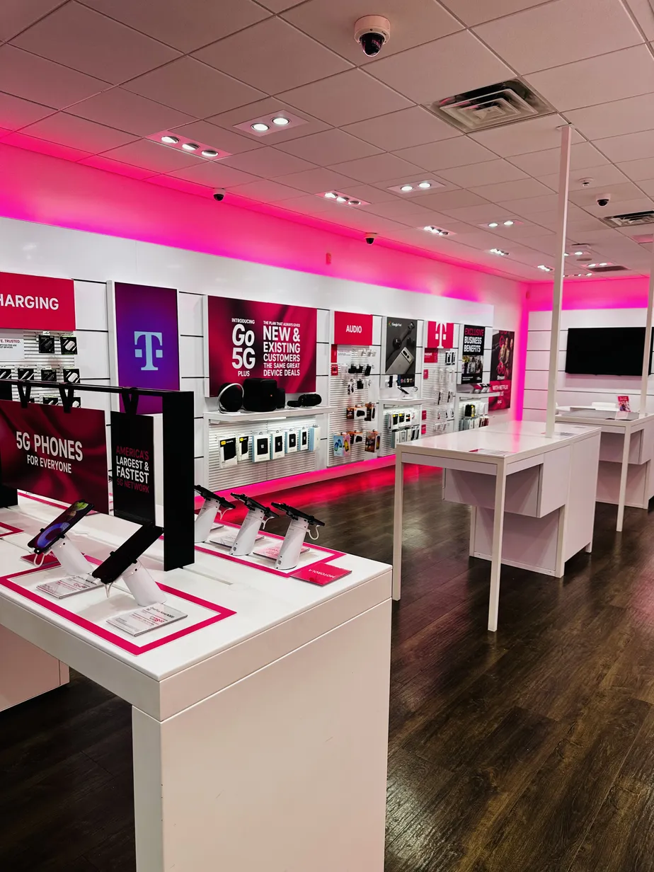 Interior photo of T-Mobile Store at Summerville Galleria, Summerville, SC
