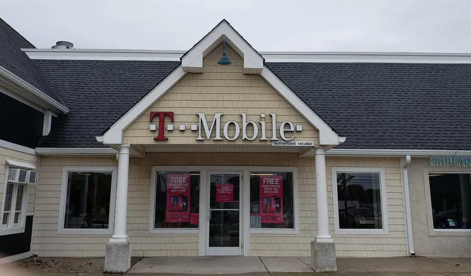 Exterior photo of T-Mobile store at Route 9 & S Delsea Dr, Rio Grande, NJ