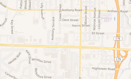 map of 1433 Eisenhower Pkwy #P Macon, GA 31206