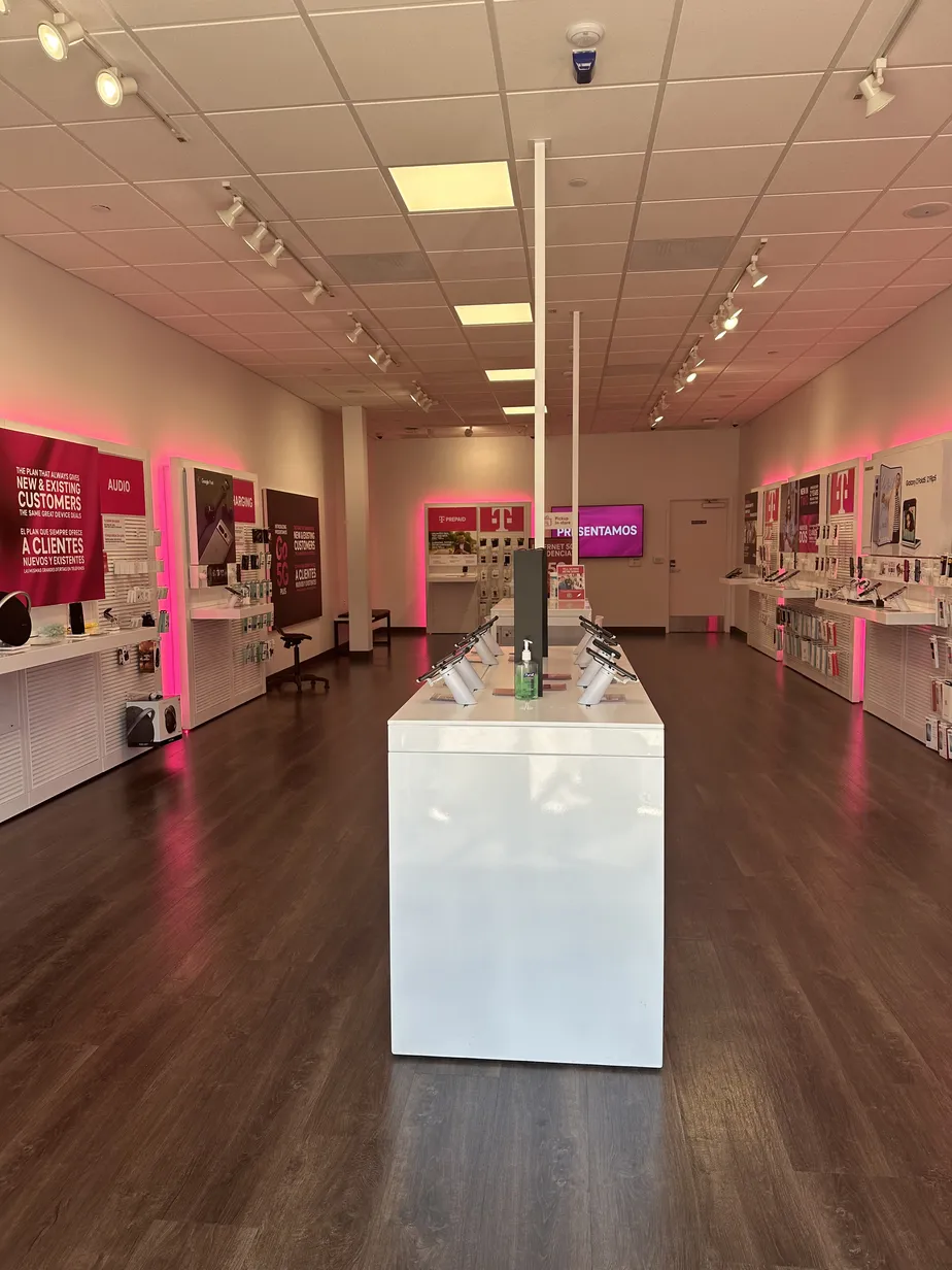 Interior photo of T-Mobile Store at Pacheco Center, Gilroy, CA