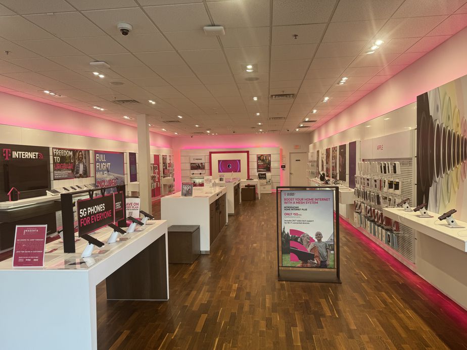 Interior photo of T-Mobile Store at Grant & Phyllis, Mountain View, CA