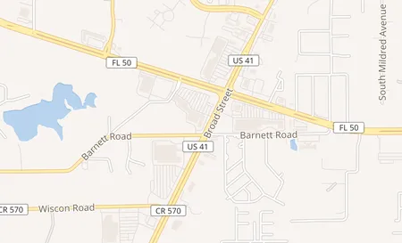 map of 19518 Cortez Blvd Brooksville, FL 34601