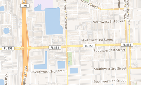 map of 730 W Hallandale Beach Blvd Ste 112 Hallandale Beach, FL 33009