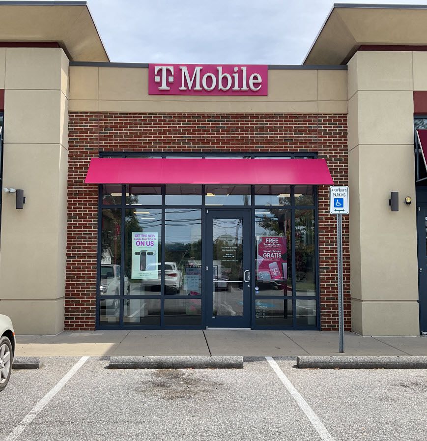 Exterior photo of T-Mobile Store at Drury Dr & Crain Hwy, La Plata, MD