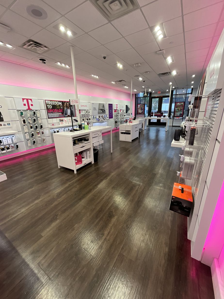 Interior photo of T-Mobile Store at Uptown Row, Minneapolis, MN