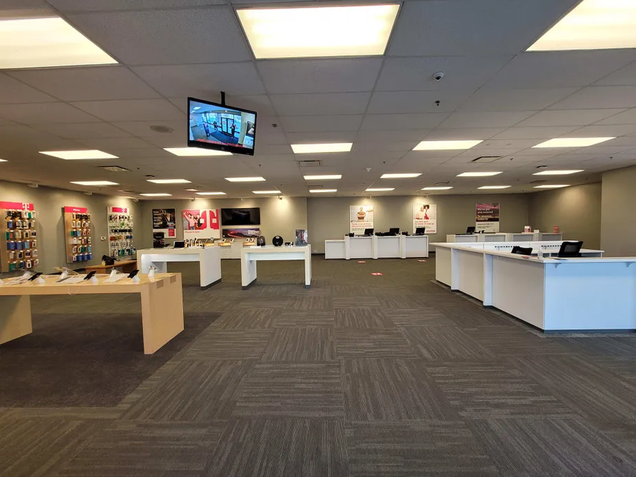 Interior photo of T-Mobile Store at University Ave W & Hamline Ave N, St Paul, MN