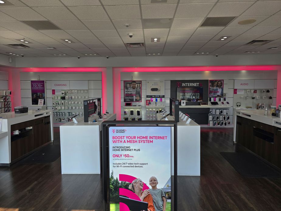 Interior photo of T-Mobile Store at Hwy 35 N & Miller, Hazlet, NJ
