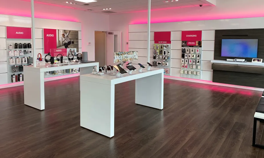 Interior photo of T-Mobile Store at 6th & Pearl, Tacoma, WA