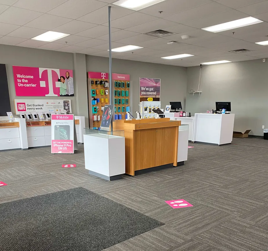 Interior photo of T-Mobile Store at Sherman Blvd & Sun Dolphin Dr, Muskegon, MI