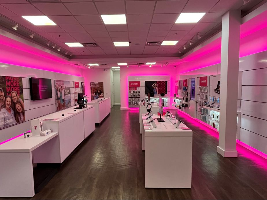 Interior photo of T-Mobile Store at Mesilla Valley Mall, Las Cruces, NM