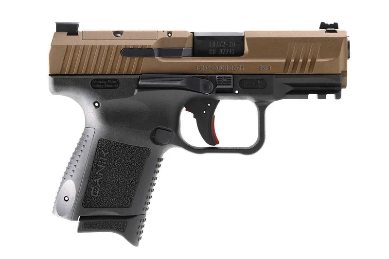 Canik TP9 Elite SC 9mm Pistol HG5610B-N, Bronze Cerakote 15rd 3.6" - Canik