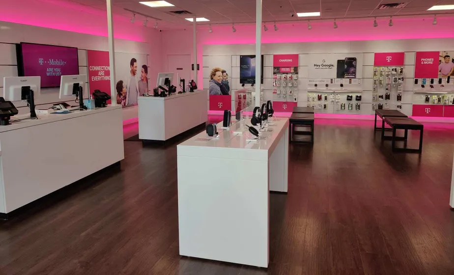 Interior photo of T-Mobile Store at Hwy 96 E & Centerville Rd, Vadnais Heights, MN