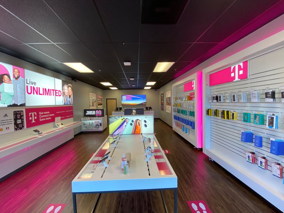 Interior photo of T-Mobile Store at Happy Valley Crossroads, Happy Valley, OR