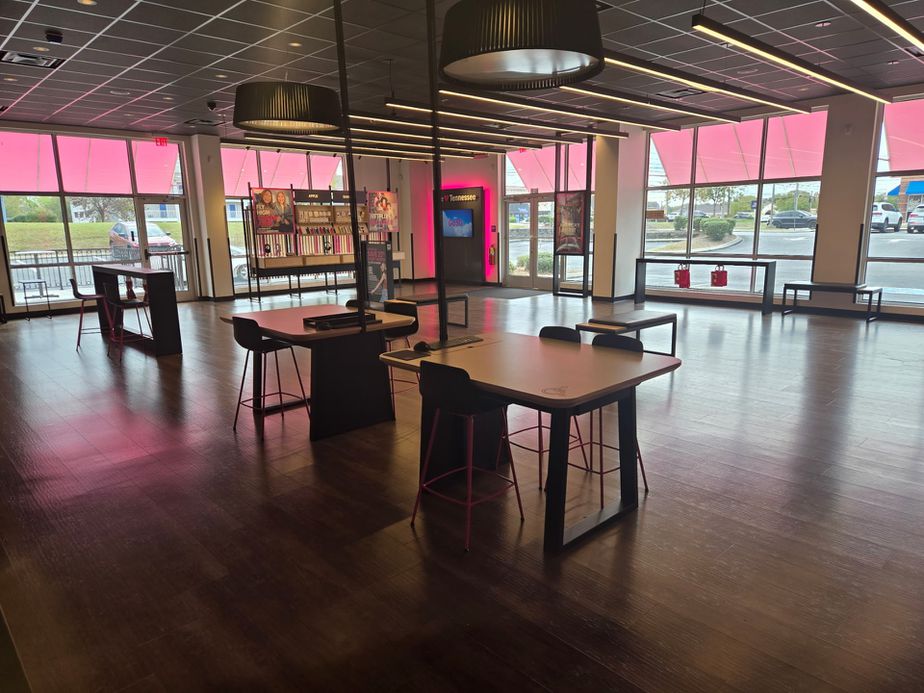 Interior photo of T-Mobile Store at Hamilton Town Center, Chattanooga, TN