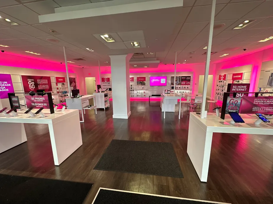Interior photo of T-Mobile Store at Twin City Plaza, Somerville, MA