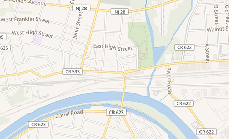 map of 427 E Main St B Bound Brook, NJ 08805