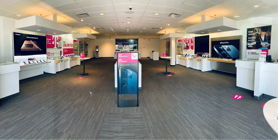 Interior photo of T-Mobile Store at Cobb Pkwy & Akers Mill Rd SE, Atlanta, GA
