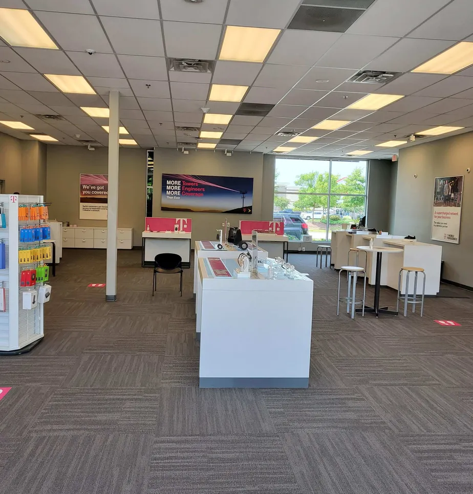  Interior photo of T-Mobile Store at Grand Hill Pl & Gb Alford Hwy, Holly Springs, NC 