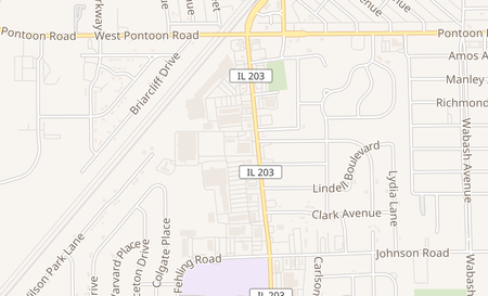 map of 3675 Nameoki Rd Granite City, IL 62040