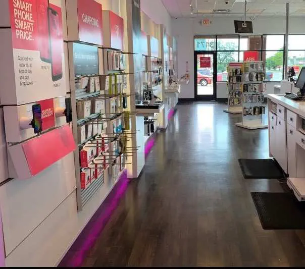 Interior photo of T-Mobile Store at Fort & Eureka, Wyandotte, MI