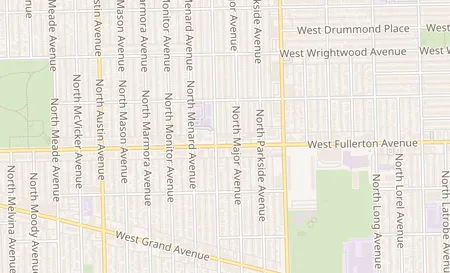 map of 5718 W Fullerton Chicago, IL 60639