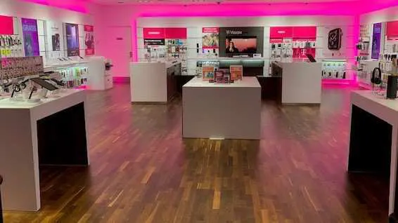 Interior photo of T-Mobile Store at W Main St & S Edmonds Ln, Lewisville, TX