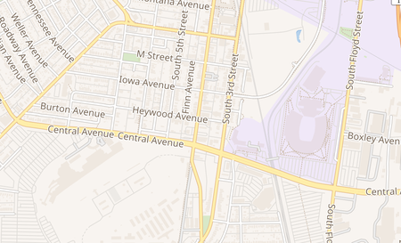 map of 3001 S 4th ST Louisville, KY 40208