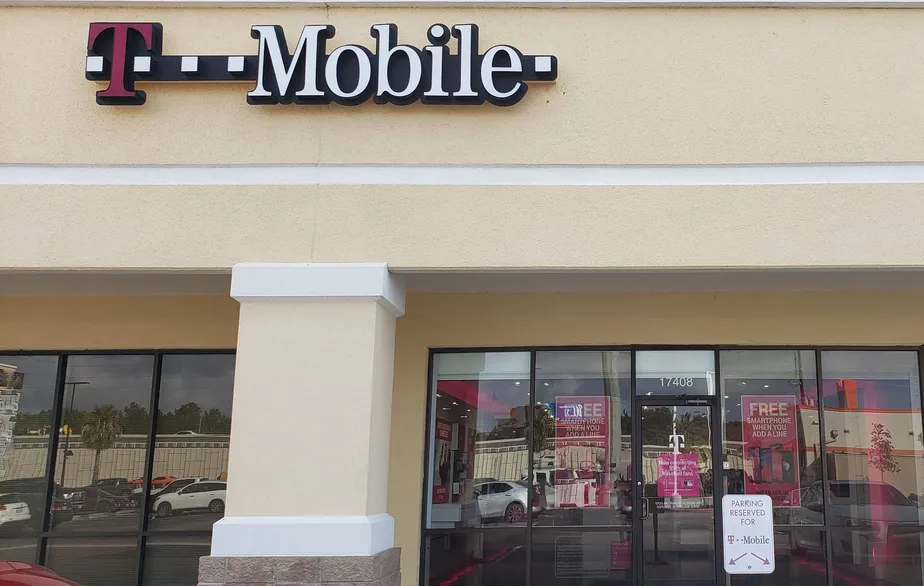 Exterior photo of T-Mobile store at Hwy 290 & Jones Rd 2, Houston, TX