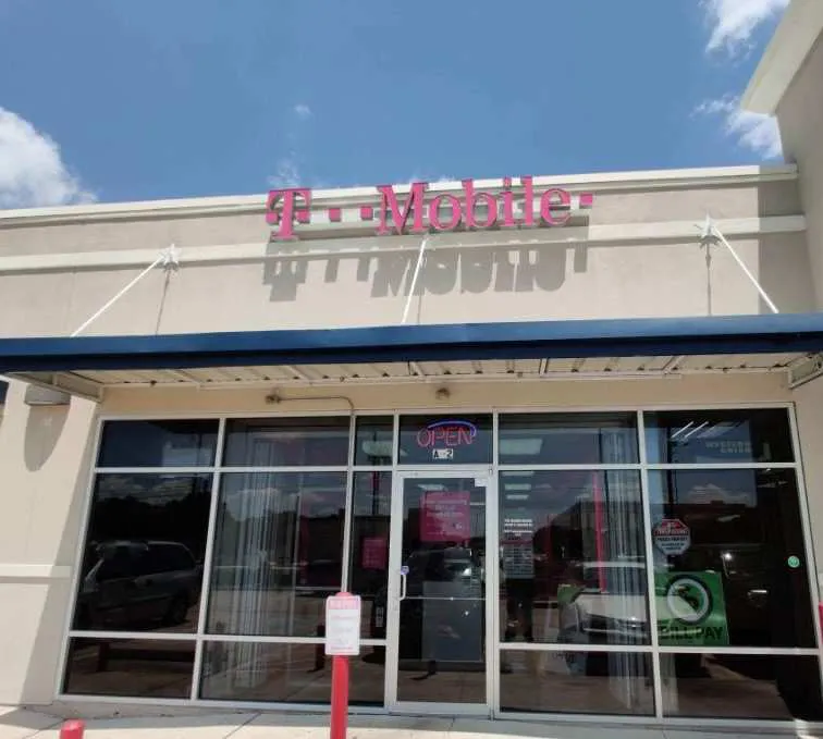 Exterior photo of T-Mobile store at Beechnut St & Boone Rd, Houston, TX
