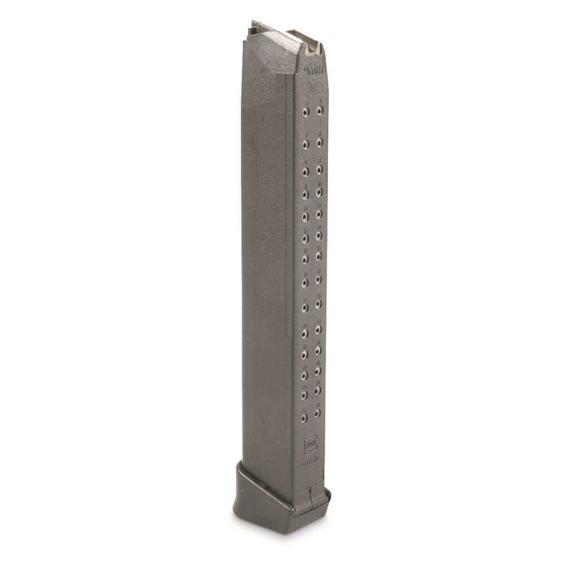 KCI Glock 17/18/19/26/34 9mm 33-Round Extended Magazine KCI-MZ008 ...