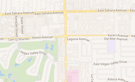 map of 2730 S. Maryland Pkwy Las Vegas, NV 89109