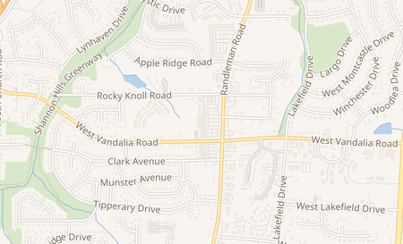 map of 2934-B Randleman Rd Greensboro, NC 27406