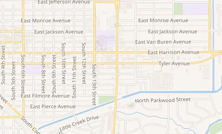 map of 1418 E Tyler Ave Ste 4 Harlingen, TX 78550