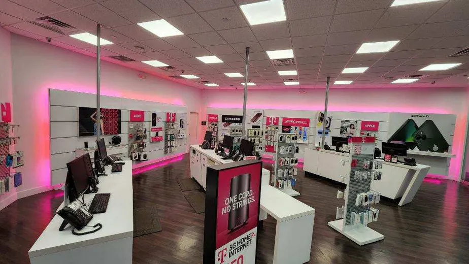 Interior photo of T-Mobile Store at Paramus Park Mall, Paramus, NJ