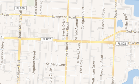 map of 3976 Lake Worth Rd Lake Worth, FL 33461
