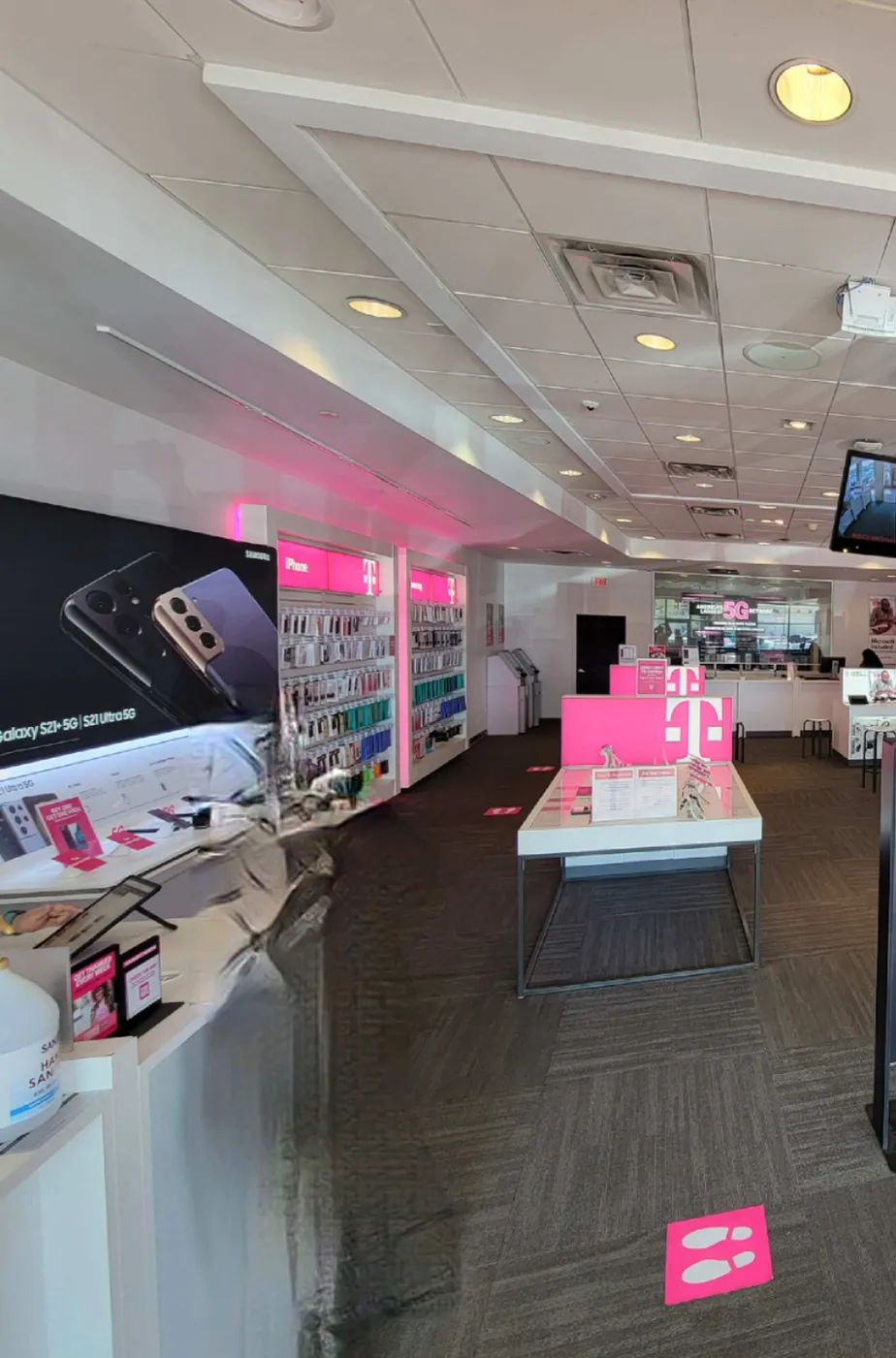 Interior photo of T-Mobile Store at W Pipeline Rd & Pacific St, Hurst, TX