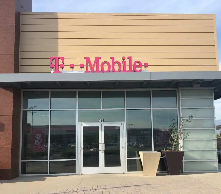  Exterior photo of T-Mobile store at Renaissance Pkwy & Ayala Dr, Rialto, CA 