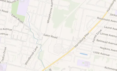 map of 2136 Eakin Rd Unit E Columbus, OH 43223