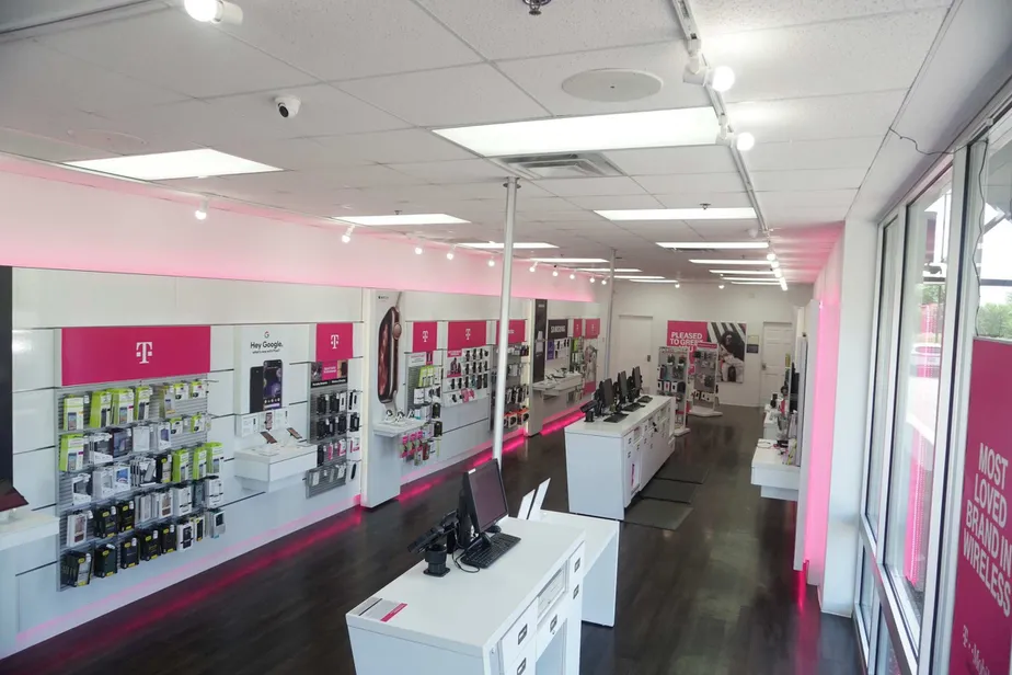 Interior photo of T-Mobile Store at Orchard Rd & Brentwood Rd 2, Montgomery, IL