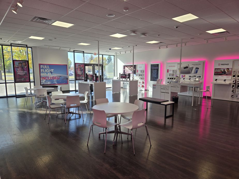Interior photo of T-Mobile Store at 32nd & 31st, Grand Forks, ND