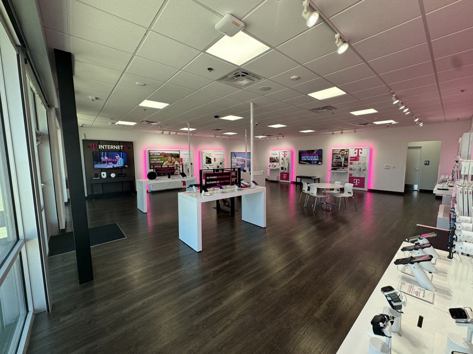 Interior photo of T-Mobile Store at The Village at Cumberland Park, Tyler, TX