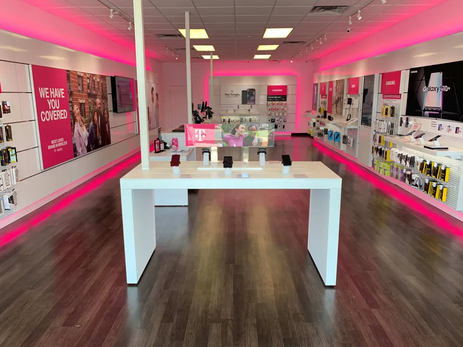 Interior photo of T-Mobile Store at Payne Ave & Meadow Drive, North Tonawanda, NY